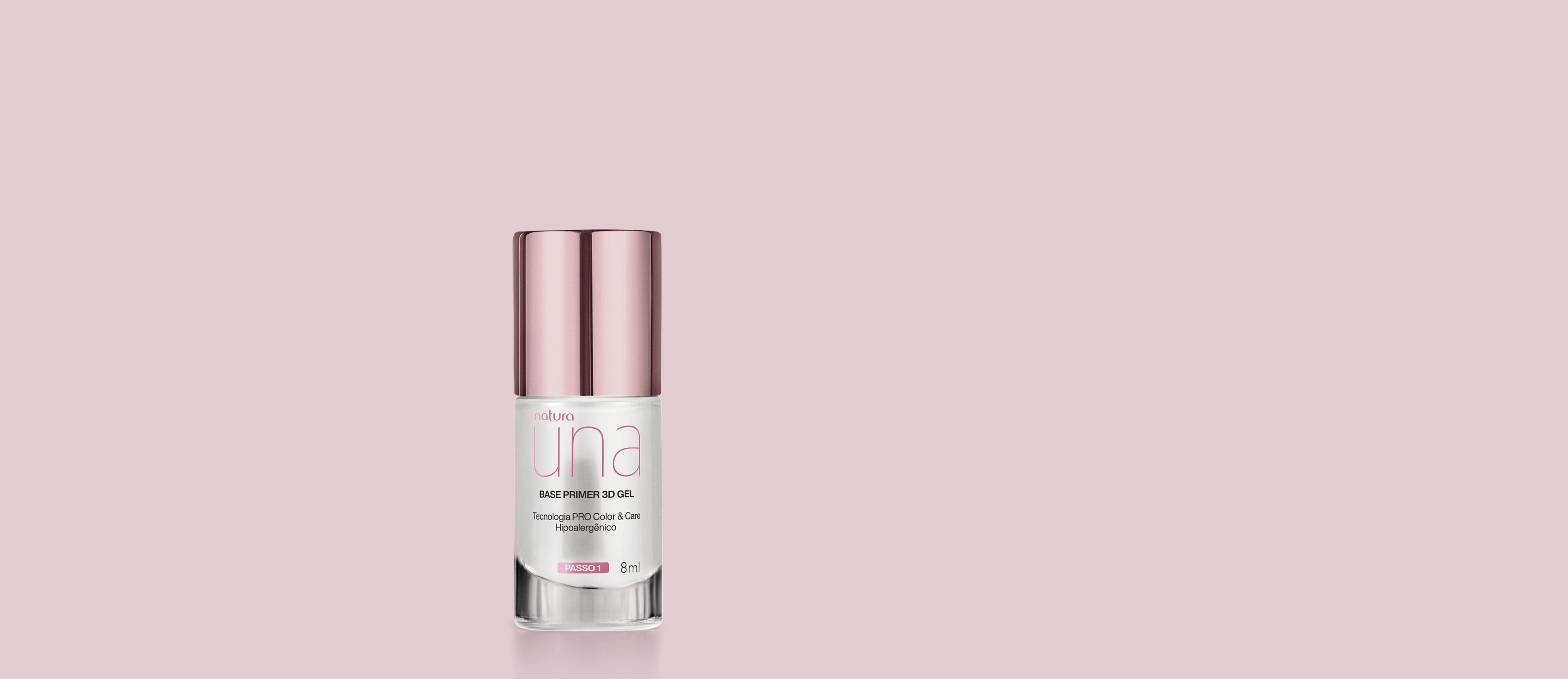 Base Primer para uñas 3D Gel 8ml Una | Natura