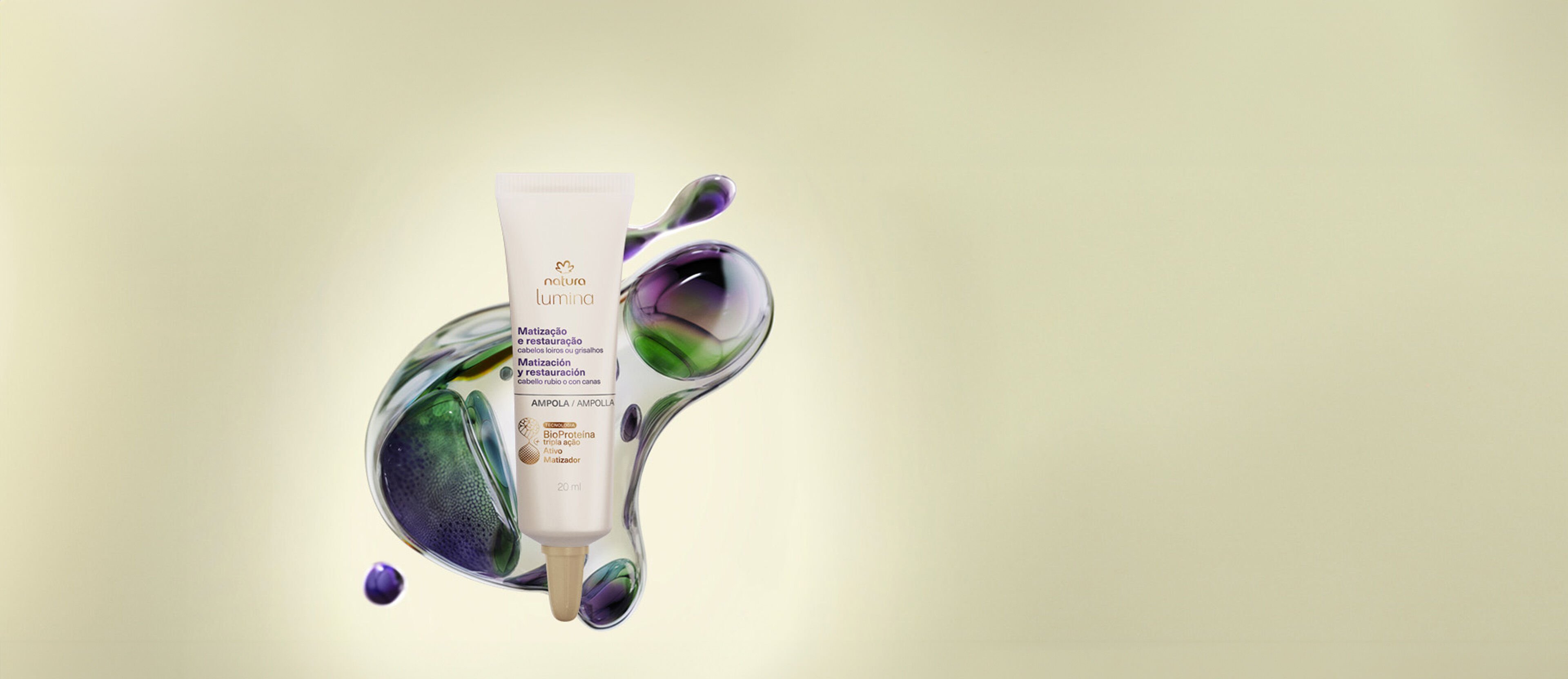 Ampolleta restauración antiamarillamiento matización y restauración