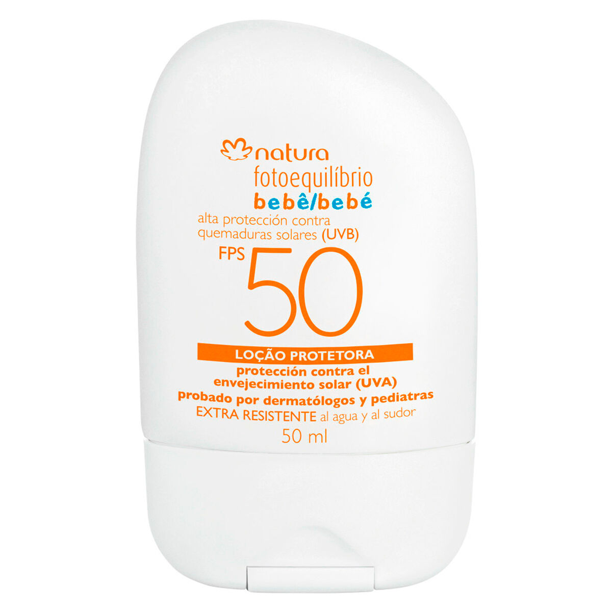 Loción protectora para bebés FPS 50