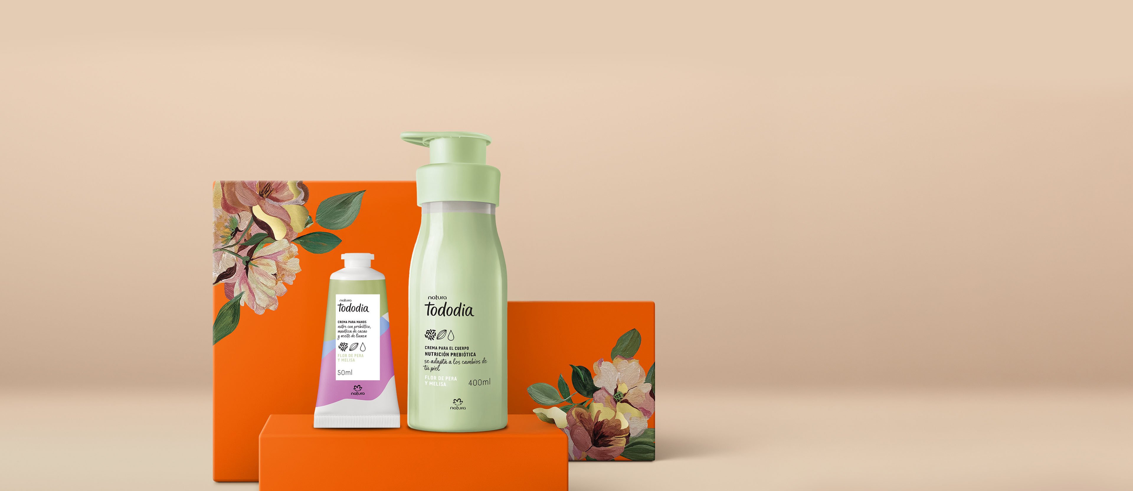 Regalo Madres Flor de Pera y Melisa (1 crema corporal + 1 crema manos)