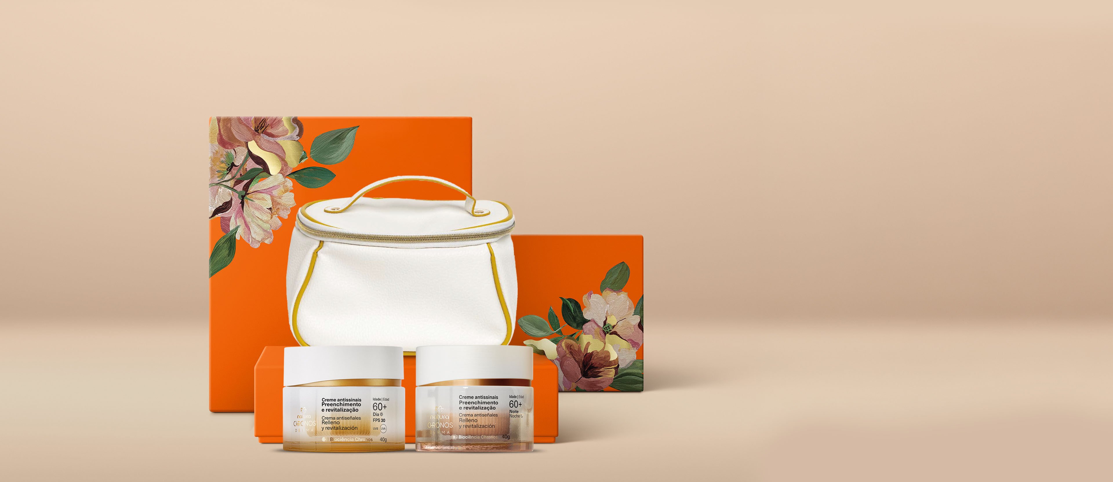 Regalo Madres Rutina Antiseñales +60 (1 crema día + 1 crema noche + 1 cosmetiquera)