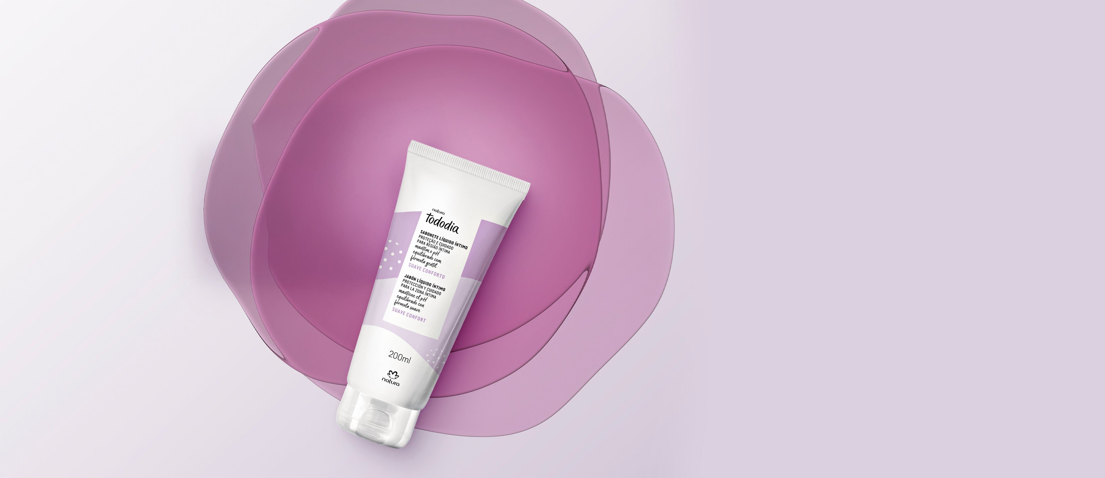 Jabón líquido íntimo suave confort