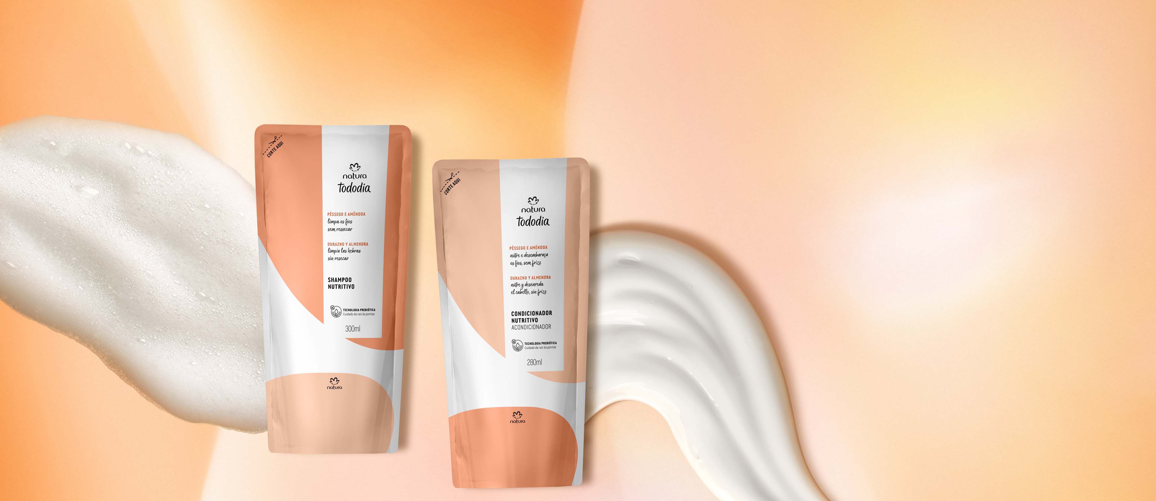 Kit Tododia Nutrición Repuesto de shampoo y acondicionador