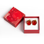 Aretes Manzana Caramelizada