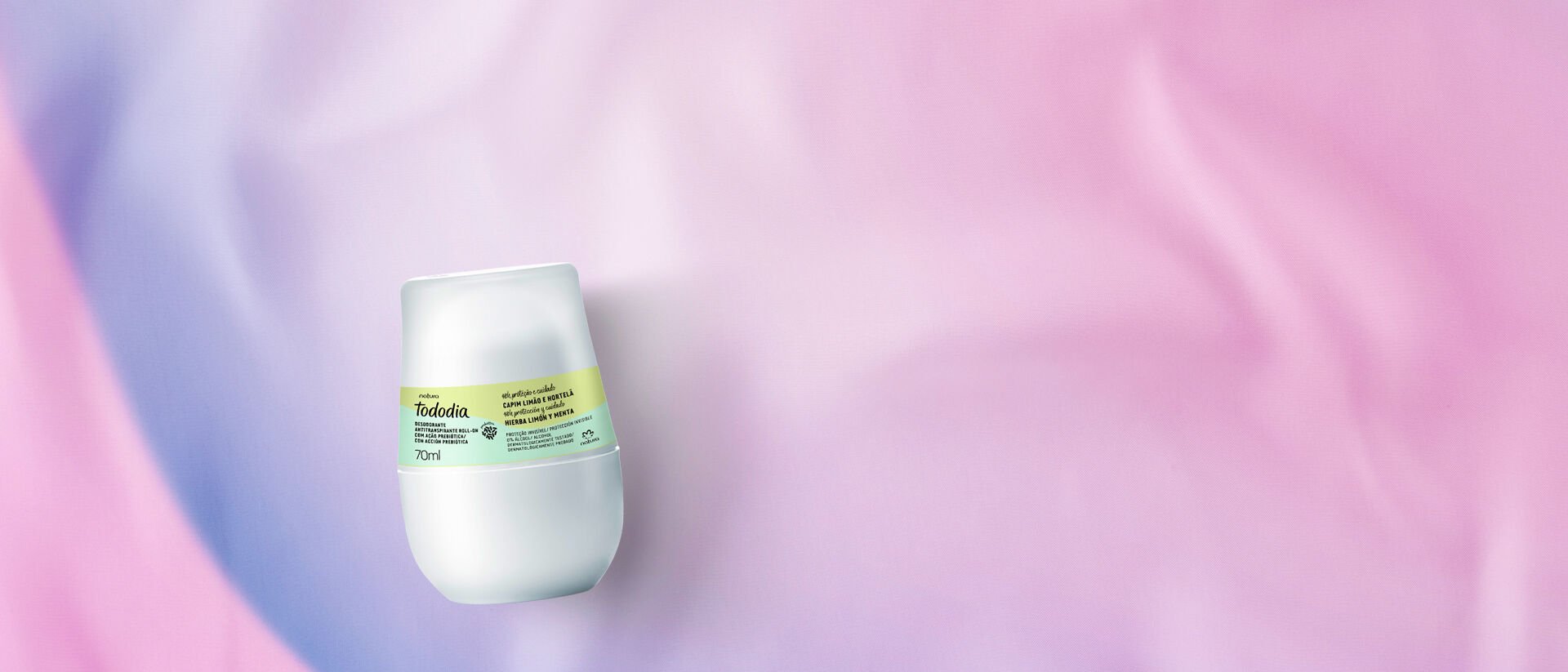 Desodorante roll on hierba limón y menta 70 ml Tododia | Natura