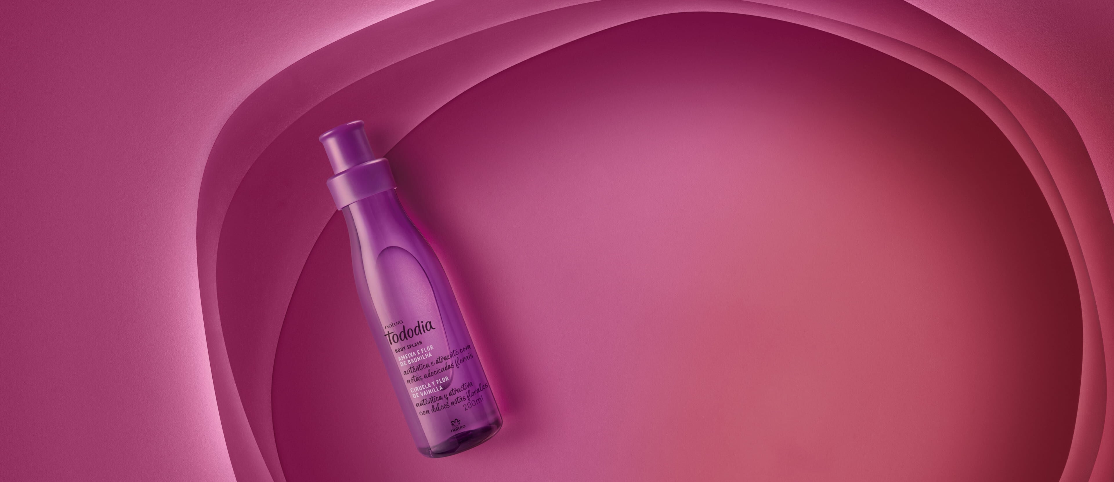 Body splash Ciruela y Flor de Vainilla Tododia 200ml