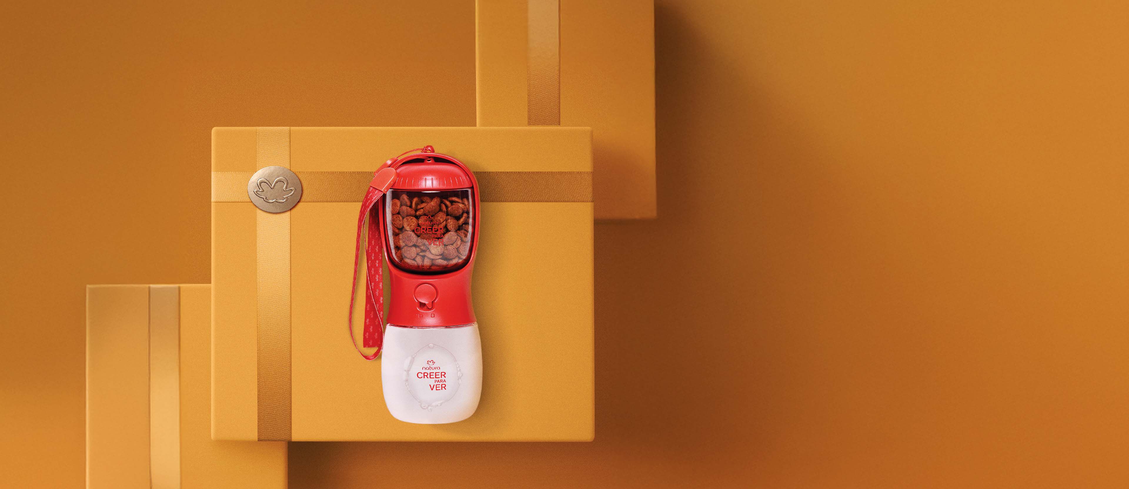 Alimentador Portátil para Mascota Creer para Ver