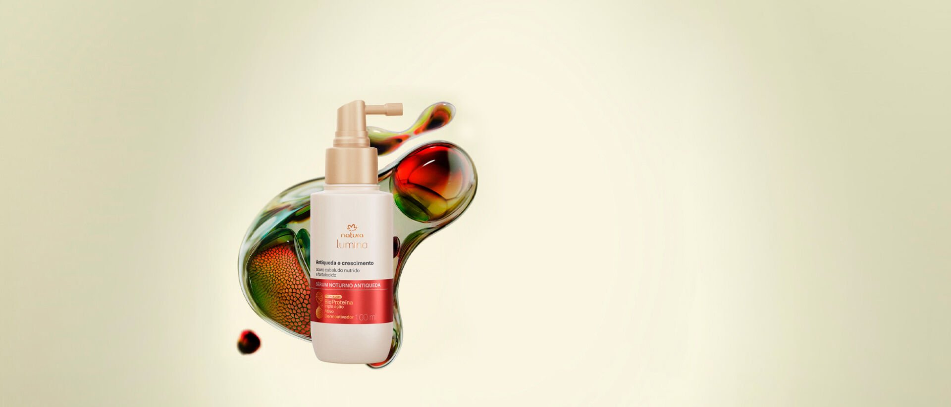 Sérum nocturno anticaída 100 ml Lumina | Natura