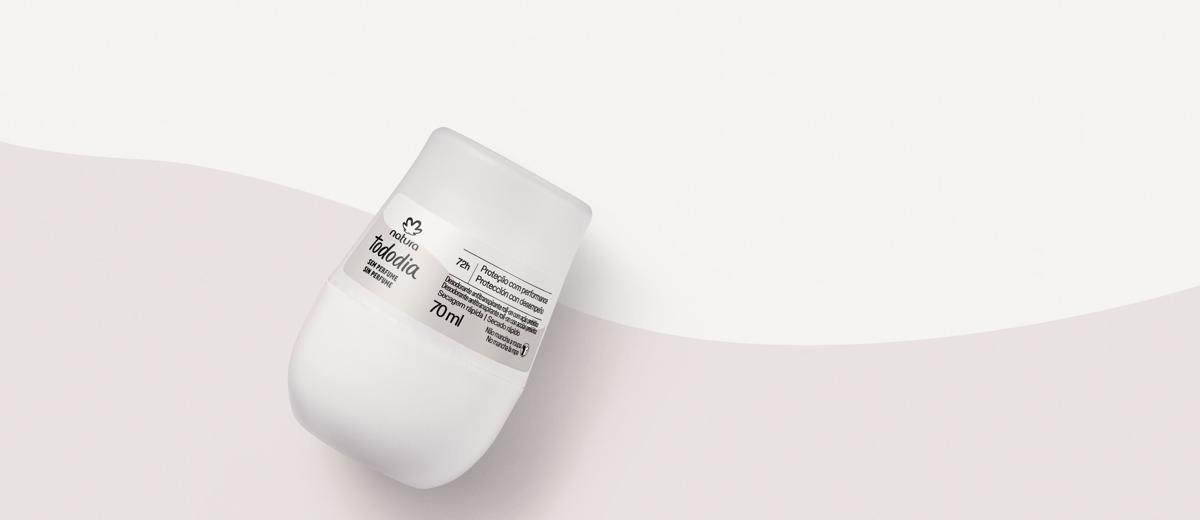 Desodorante Antitranspirante Roll-on Tododia Sin Perfume