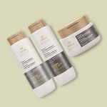 Kit  Shampoo, Acondicionador y Mascarilla Restauración y fuerza Kit Intermedio