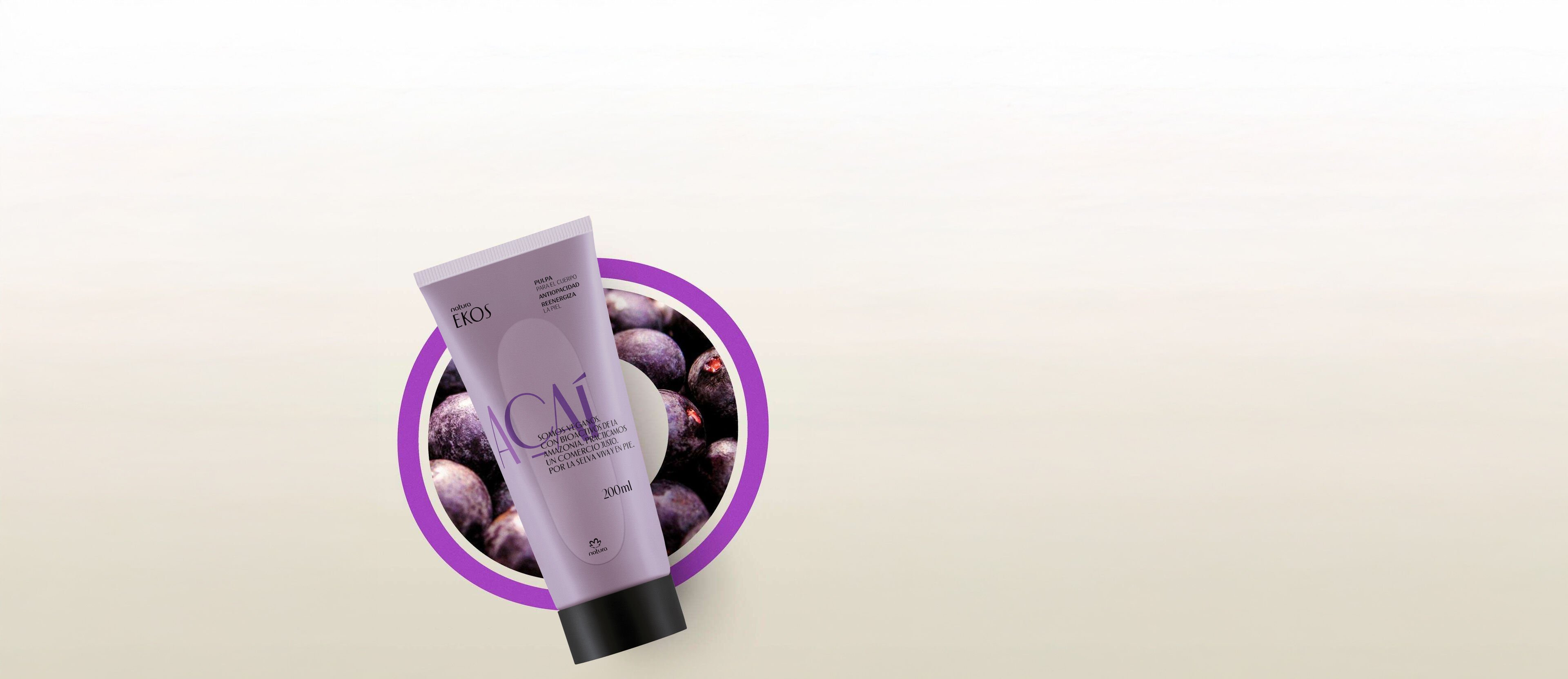 Pulpa Hidratante para el Cuerpo Ekos Açaí