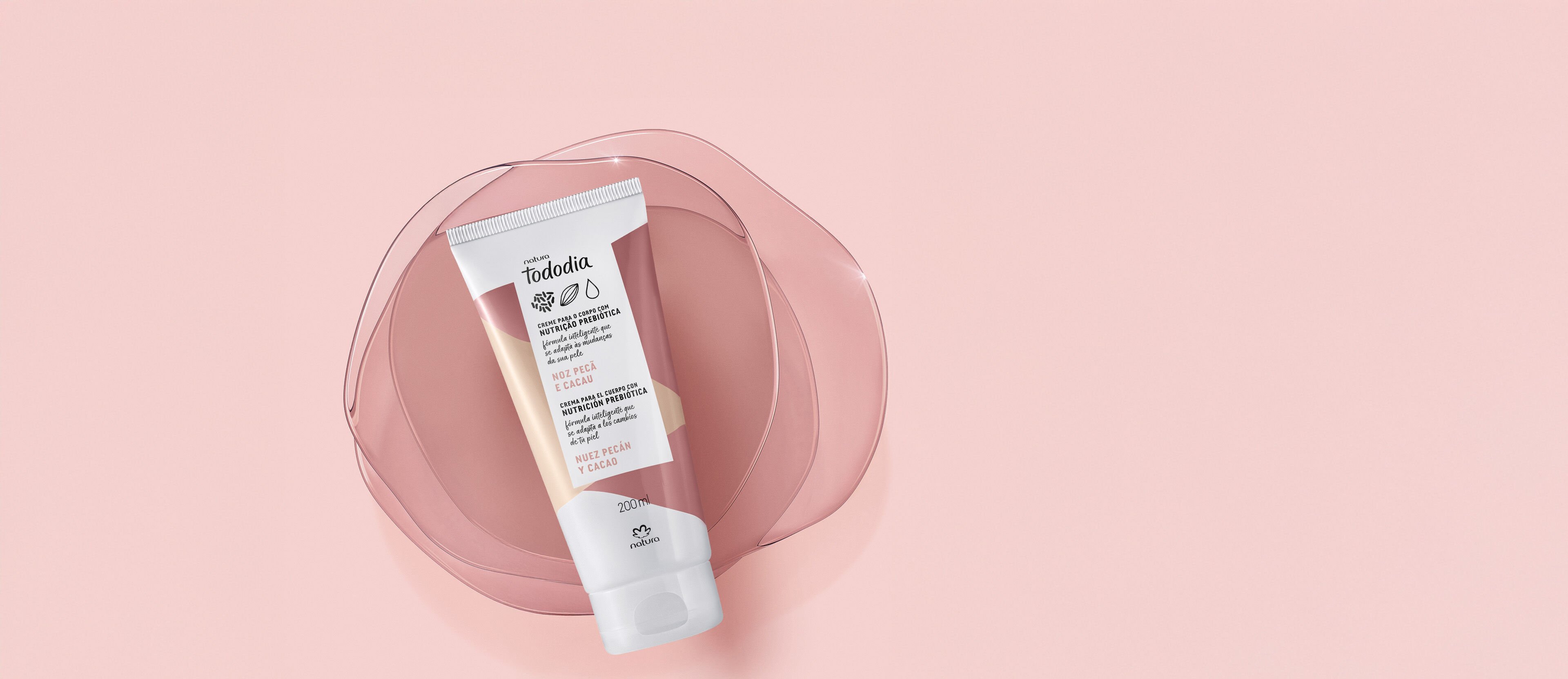 Crema nutritiva para cuerpo nuez pecán y cacao