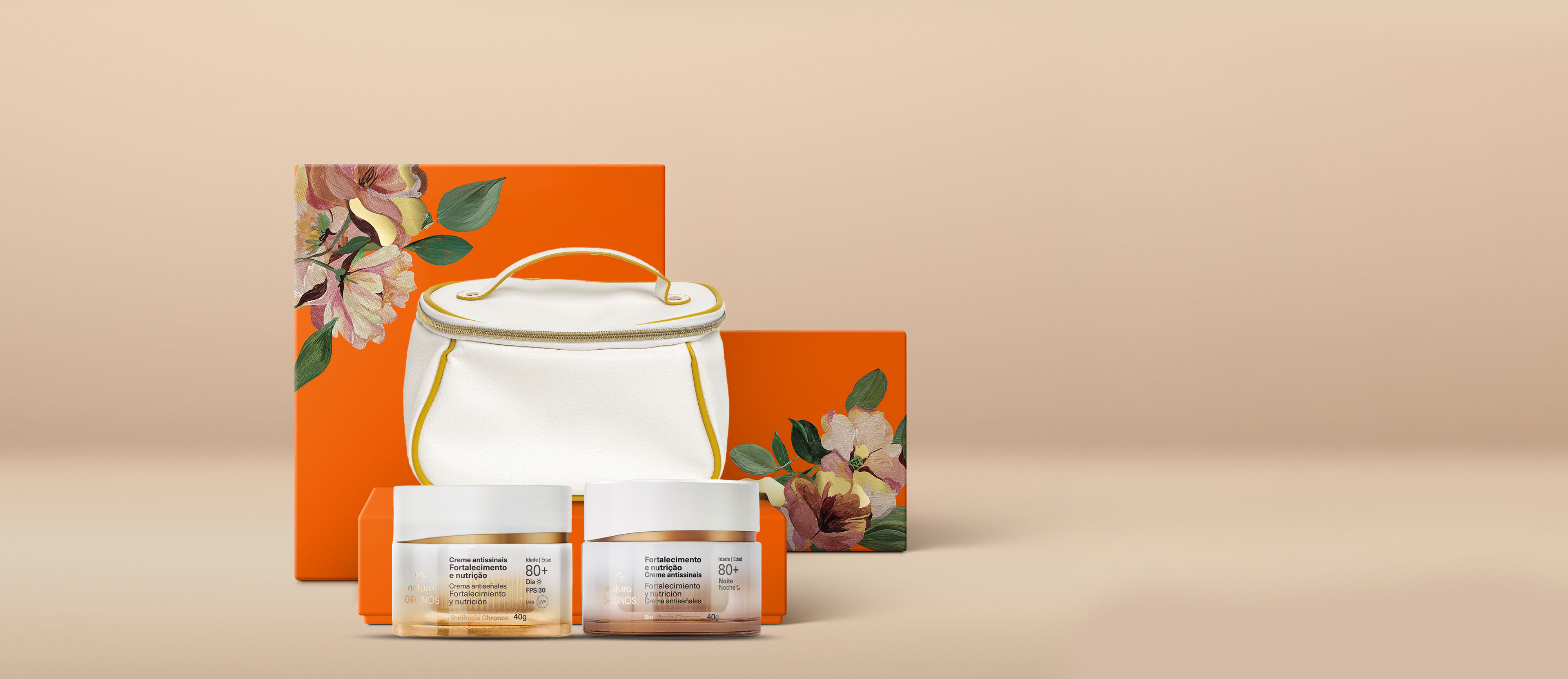 Regalo Madres Rutina Antiseñales +80 (1 crema día + 1 crema noche + 1 cosmetiquera)