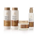 Kit shampoo, Acondicionador, Mascarilla y Leave-in Antiedad y Regenerador Capilar Natura Lumina