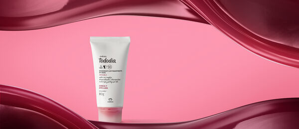 Desodorante Antitranspirante en Crema Tododia Cereza y Avellana