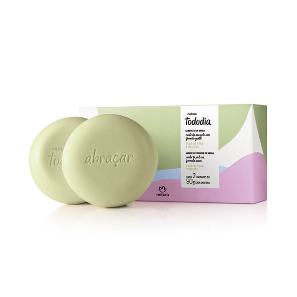 Caja de jabones de tocador en barra