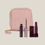 Regalo Madres Una con estuche + 1 delineador + 1 labial Violeta 8C