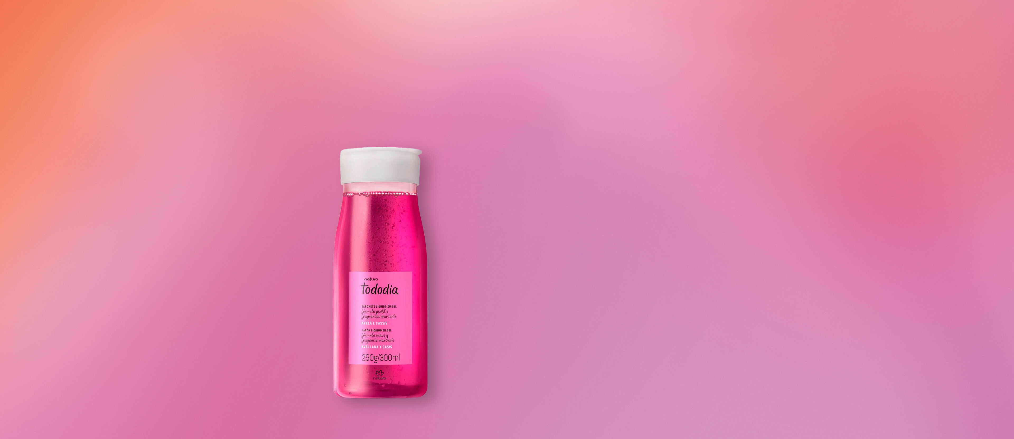 Jabón Líquido en Gel para el Cuerpo Tododia Avellana y Cassis