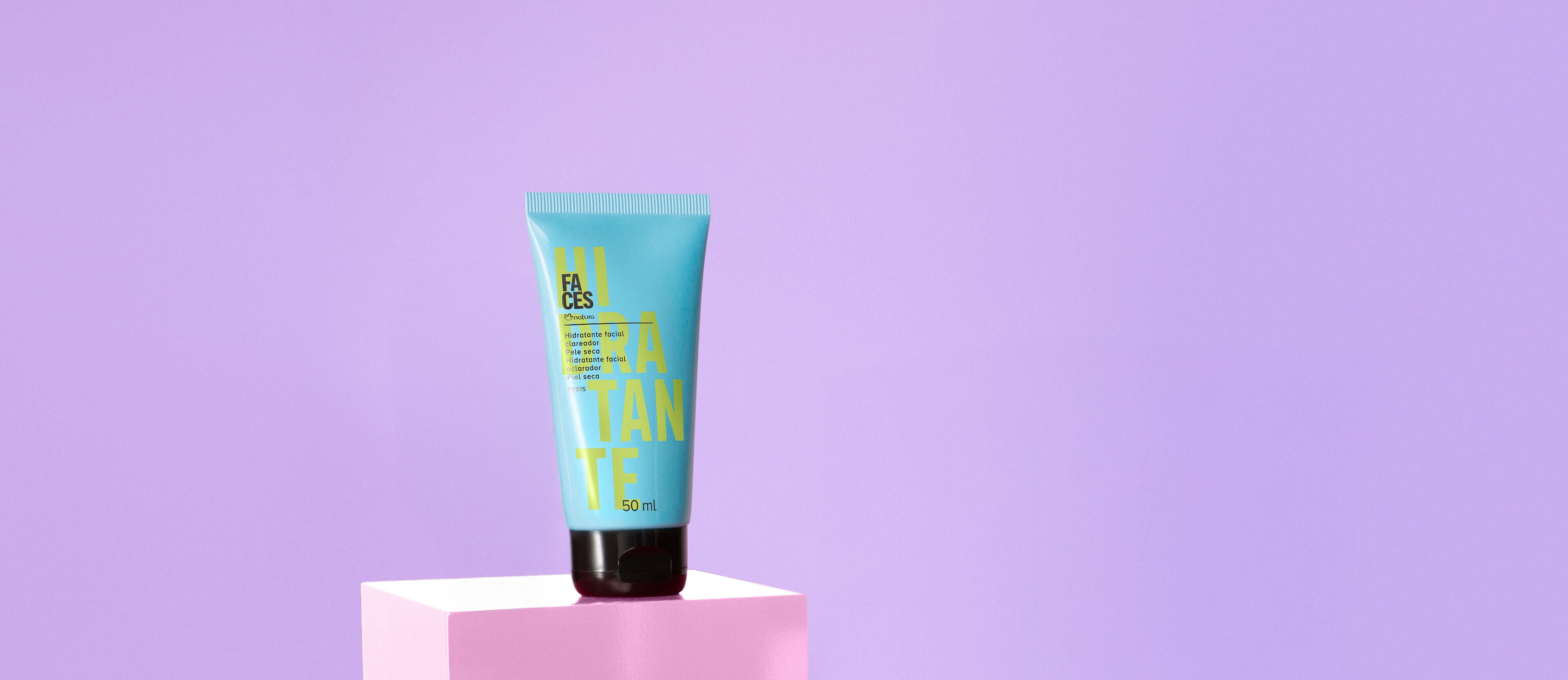 Hidratante facial aclarador piel normal a seca 50 ml Faces