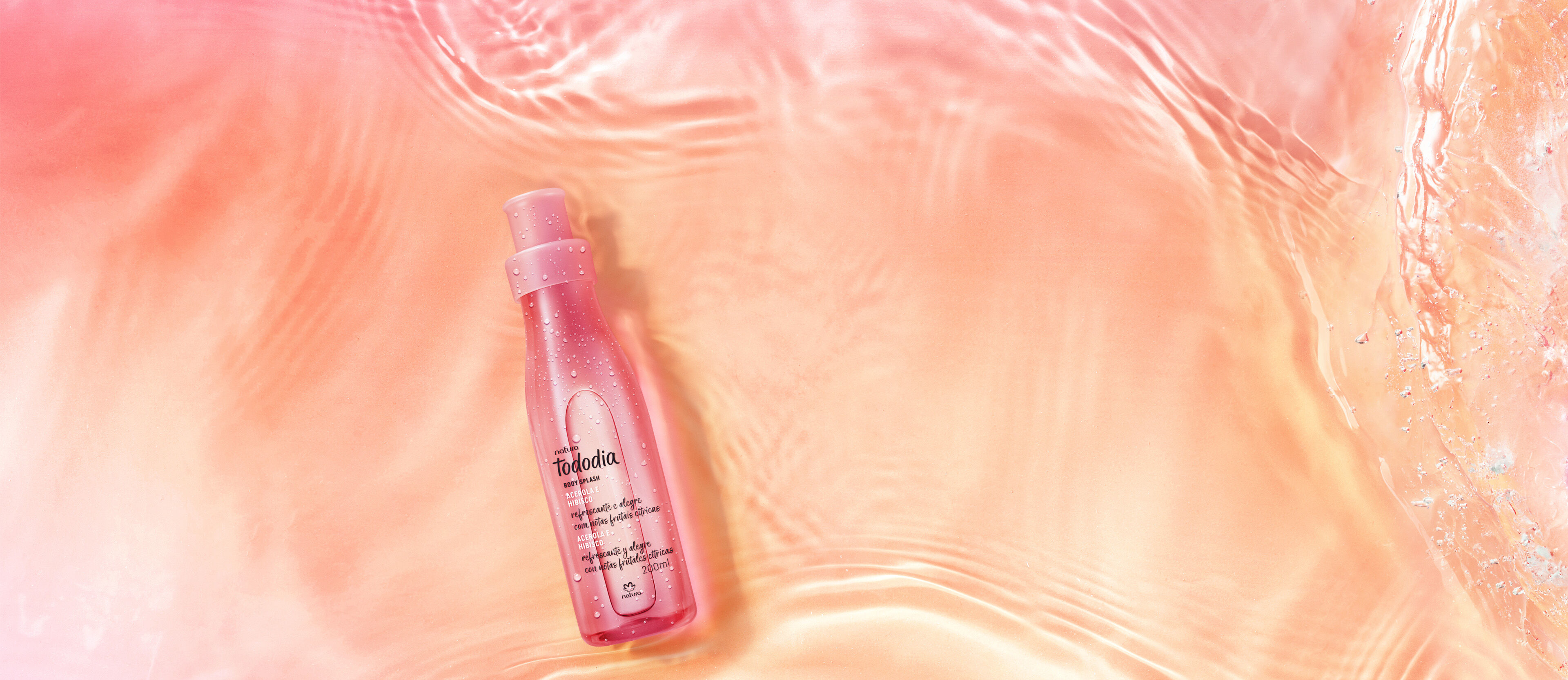 Body splash Acerola e Hibisco Tododia 200ml