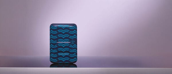 Tarjetero para celular azul Creer Para Ver
