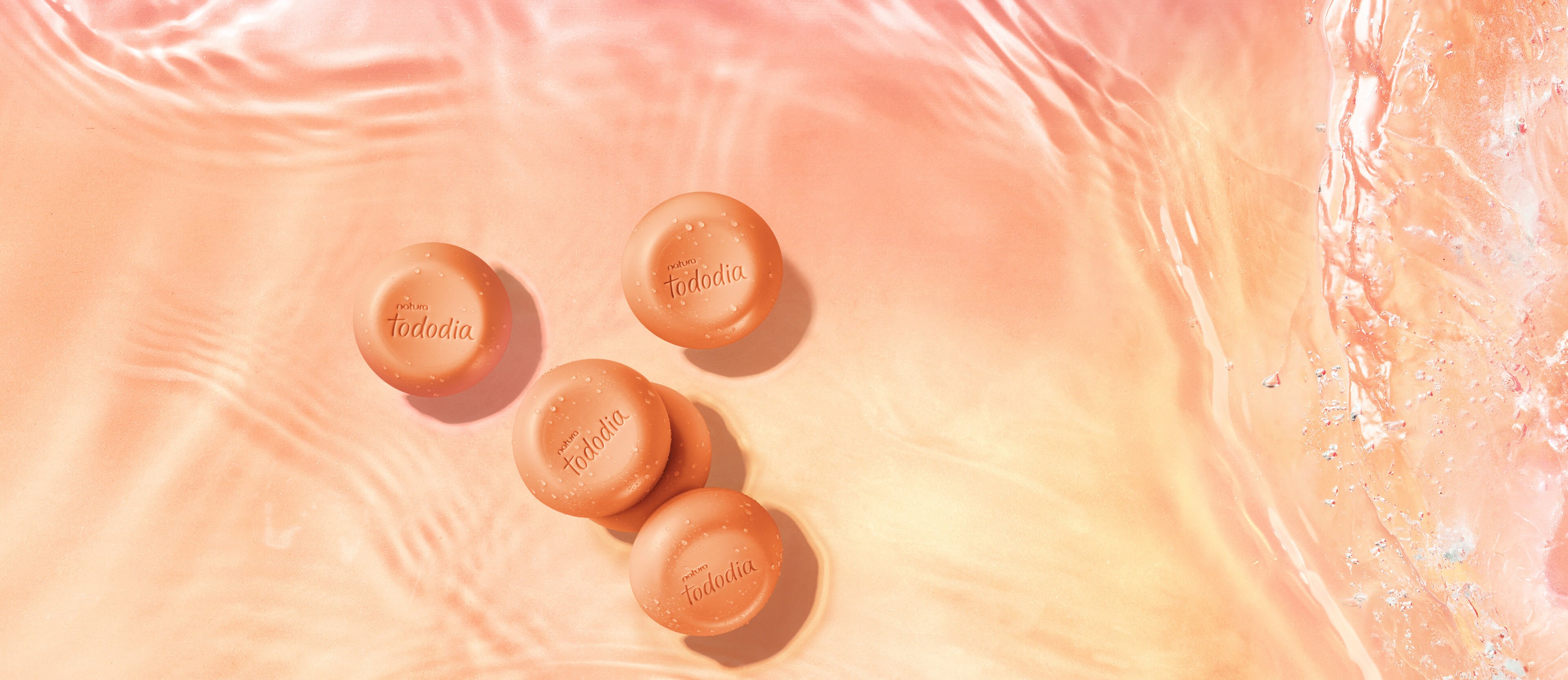 Jabones en Barra Puro Vegetal Tododia Mango Rosa y Agua de Coco