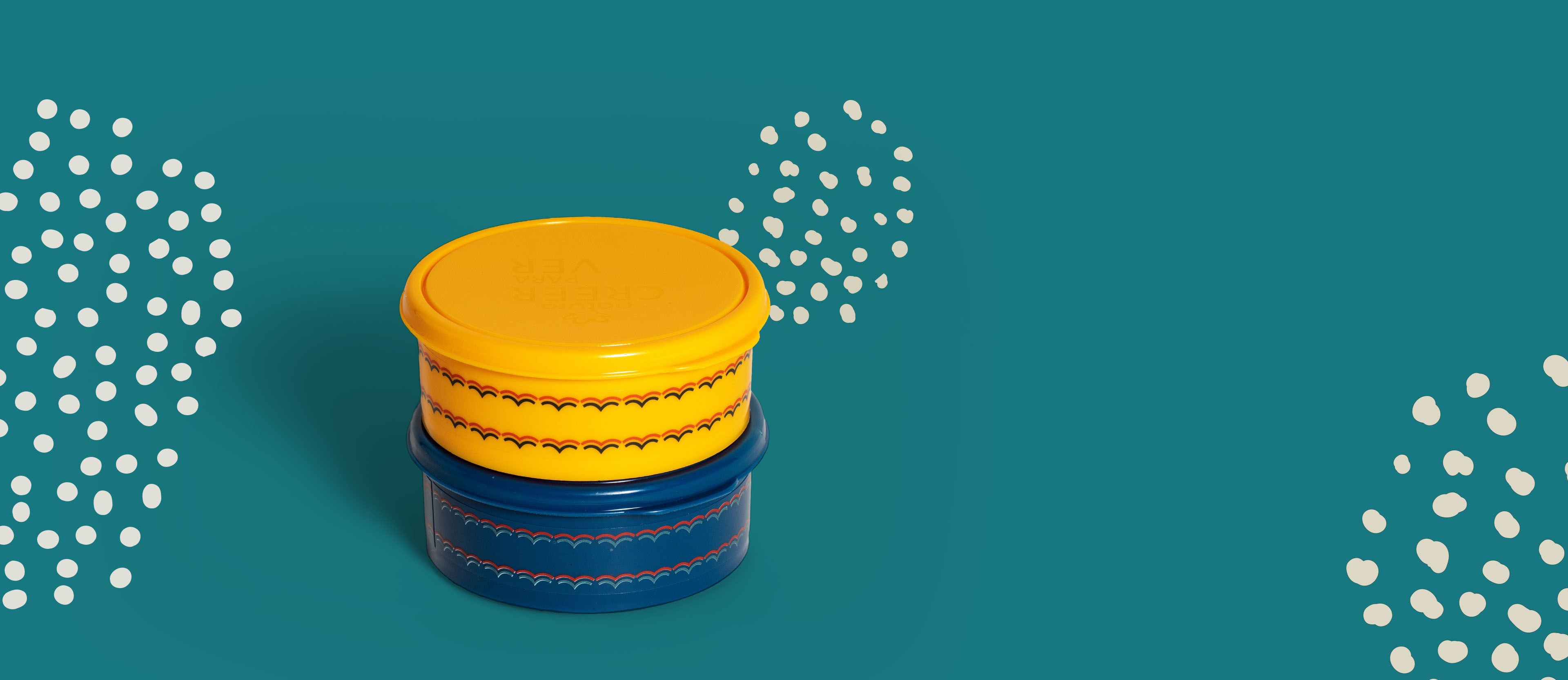 Set de Contenedores de Alimentos Creer para Ver