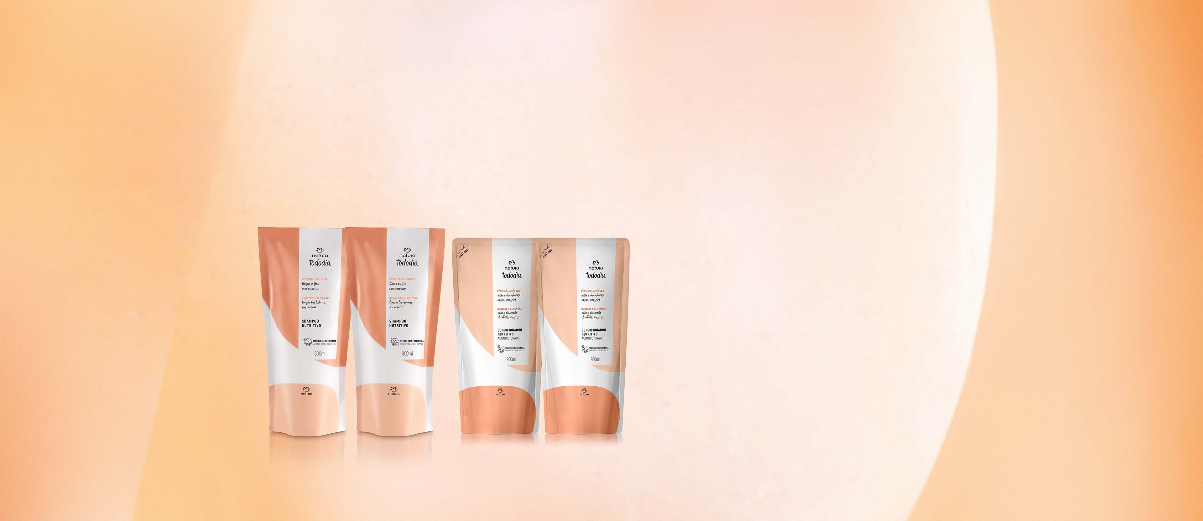 Kit Tododia Nutrición Repuesto de shampoo y acondicionador