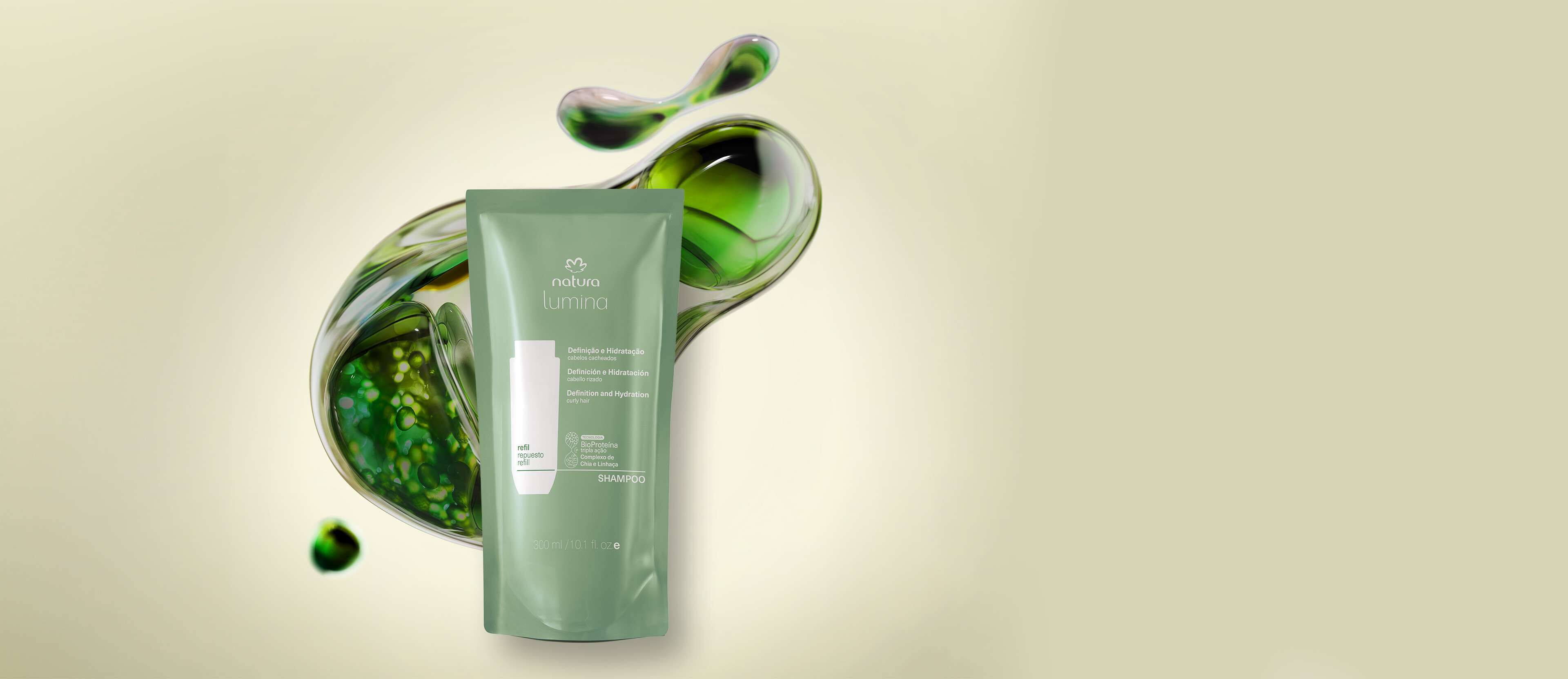 Repuesto Shampoo cremoso definición e hidratación