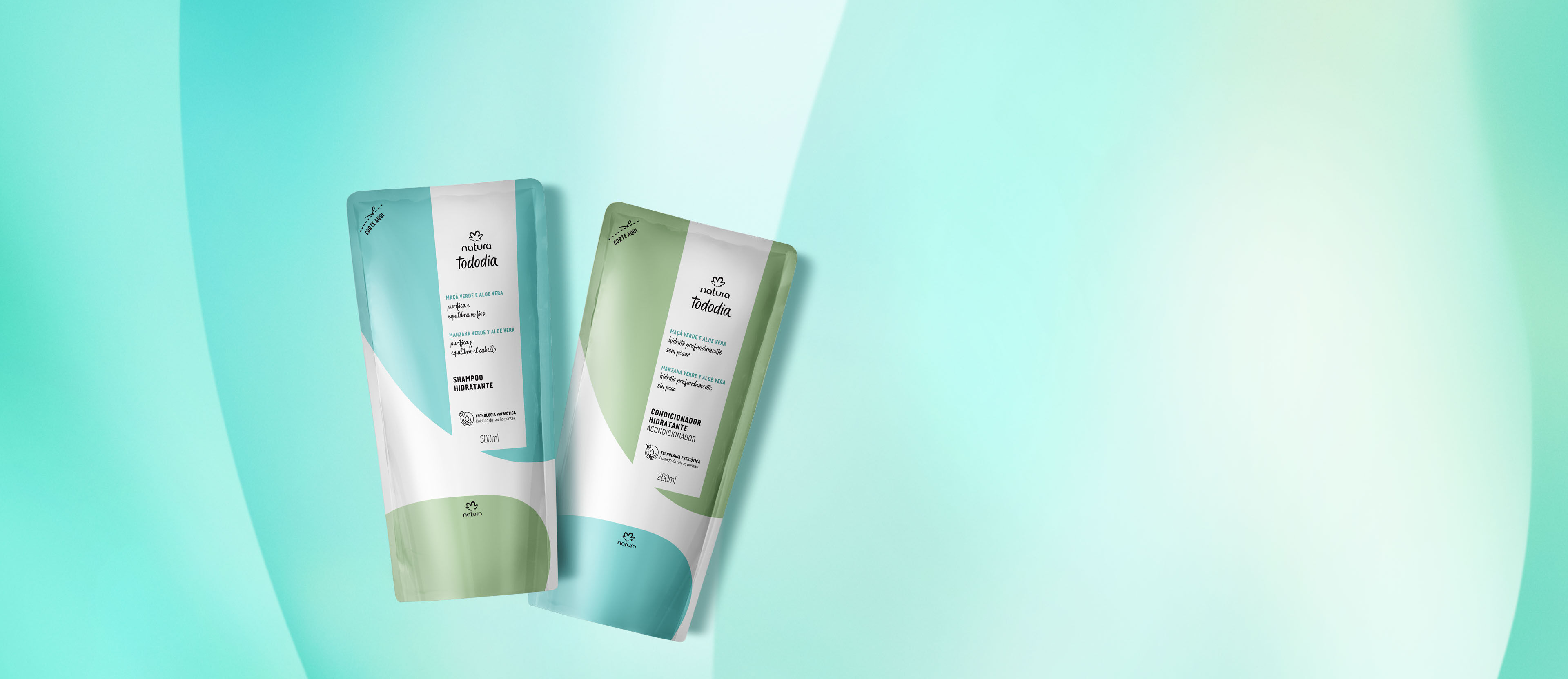 Kit Repuesto Hidratante Tododia Manzana y Aloe Vera