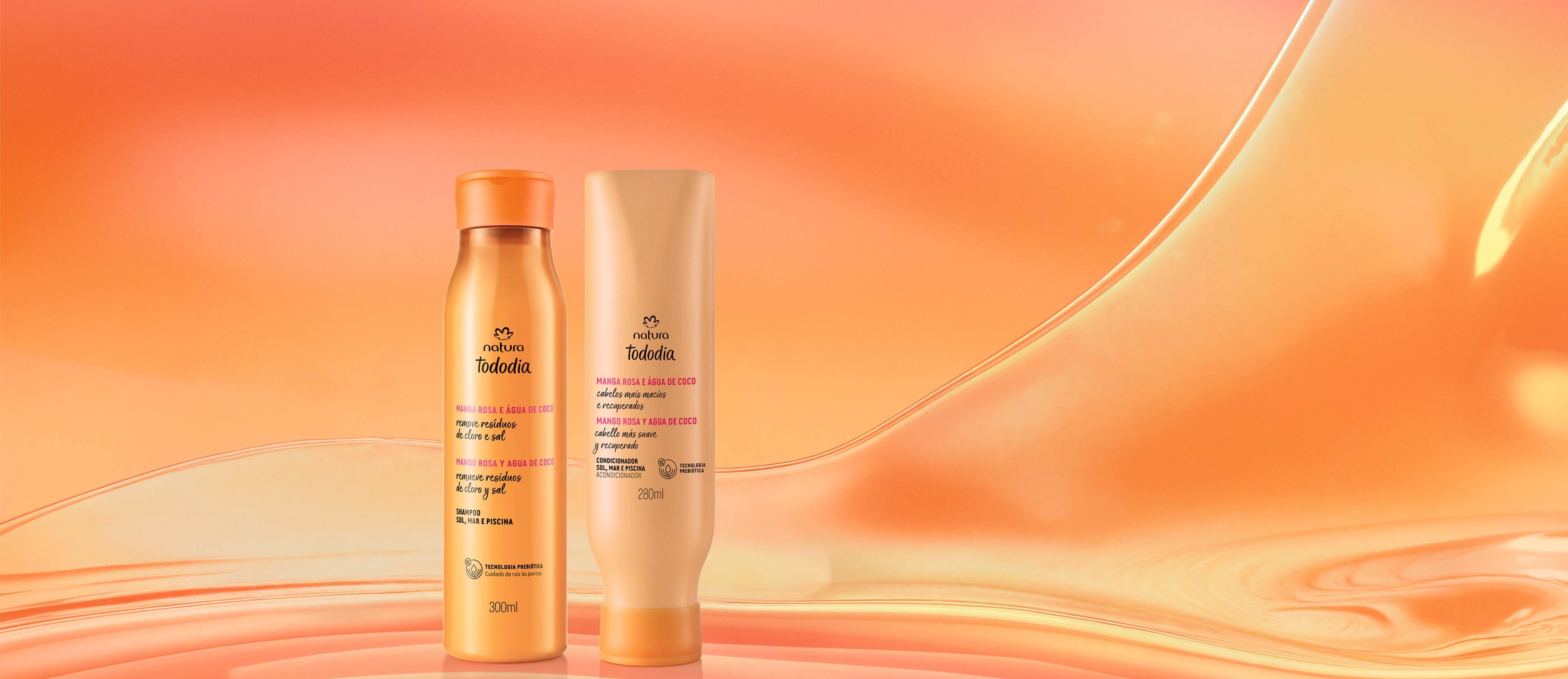 kit Tododia sol, mar y piscina Tododia Mango Rosa y Agua de Coco (2 productos)