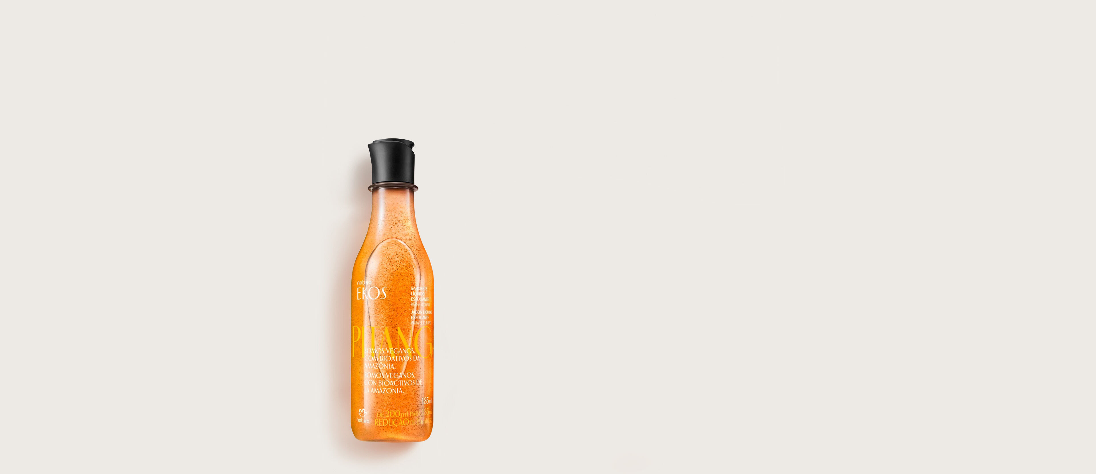 Jabón líquido exfoliante corporal pitanga