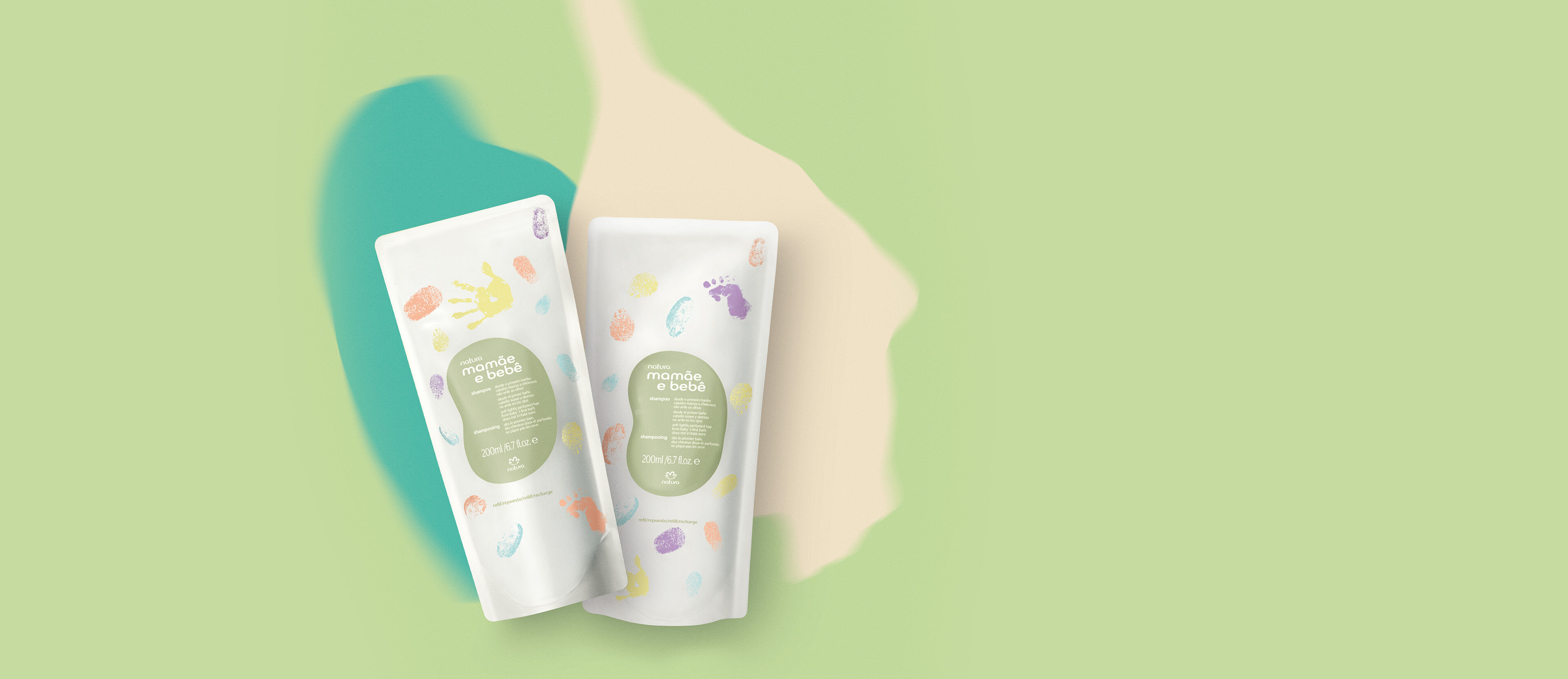 Repuesto Shampoo Infantil Mamá y Bebé 200ml