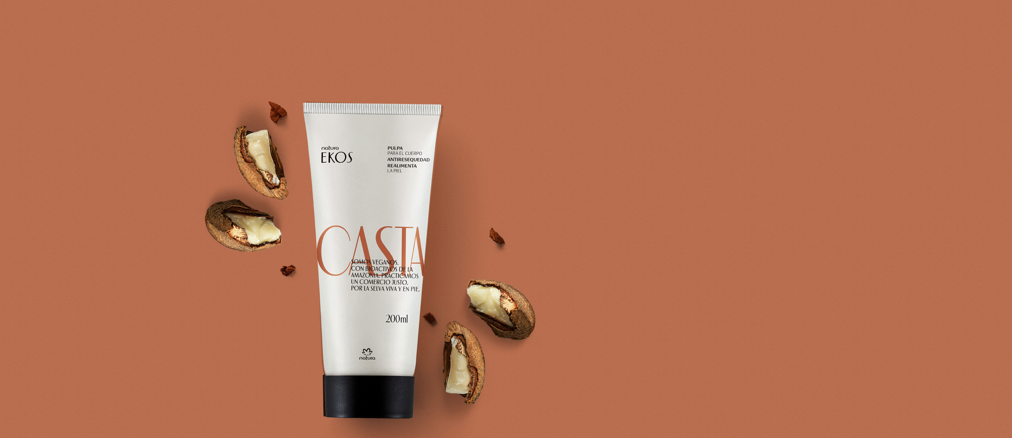 Pulpa Hidratante para el Cuerpo Ekos Castaña