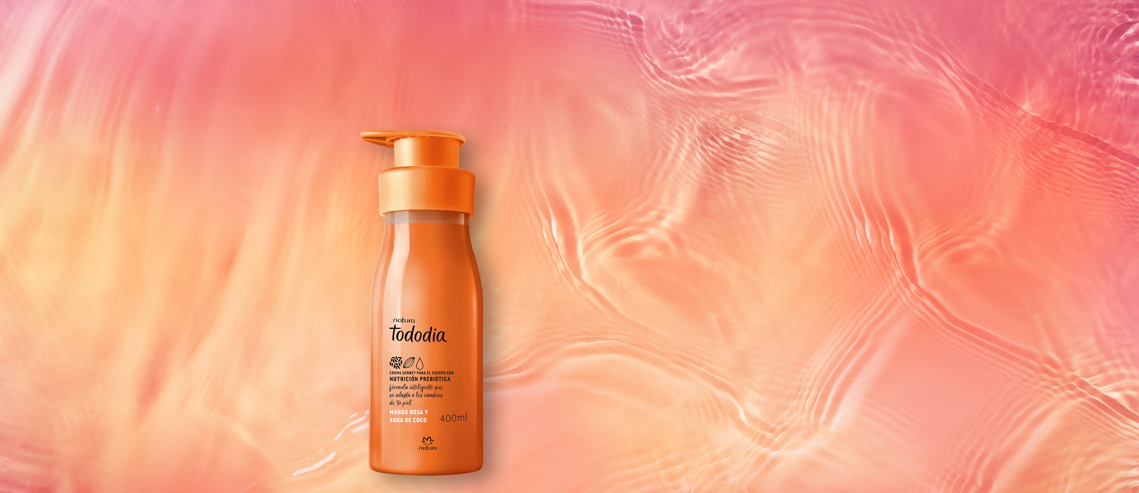 Crema Nutritiva para Cuerpo Mango Rosa y Agua de Coco