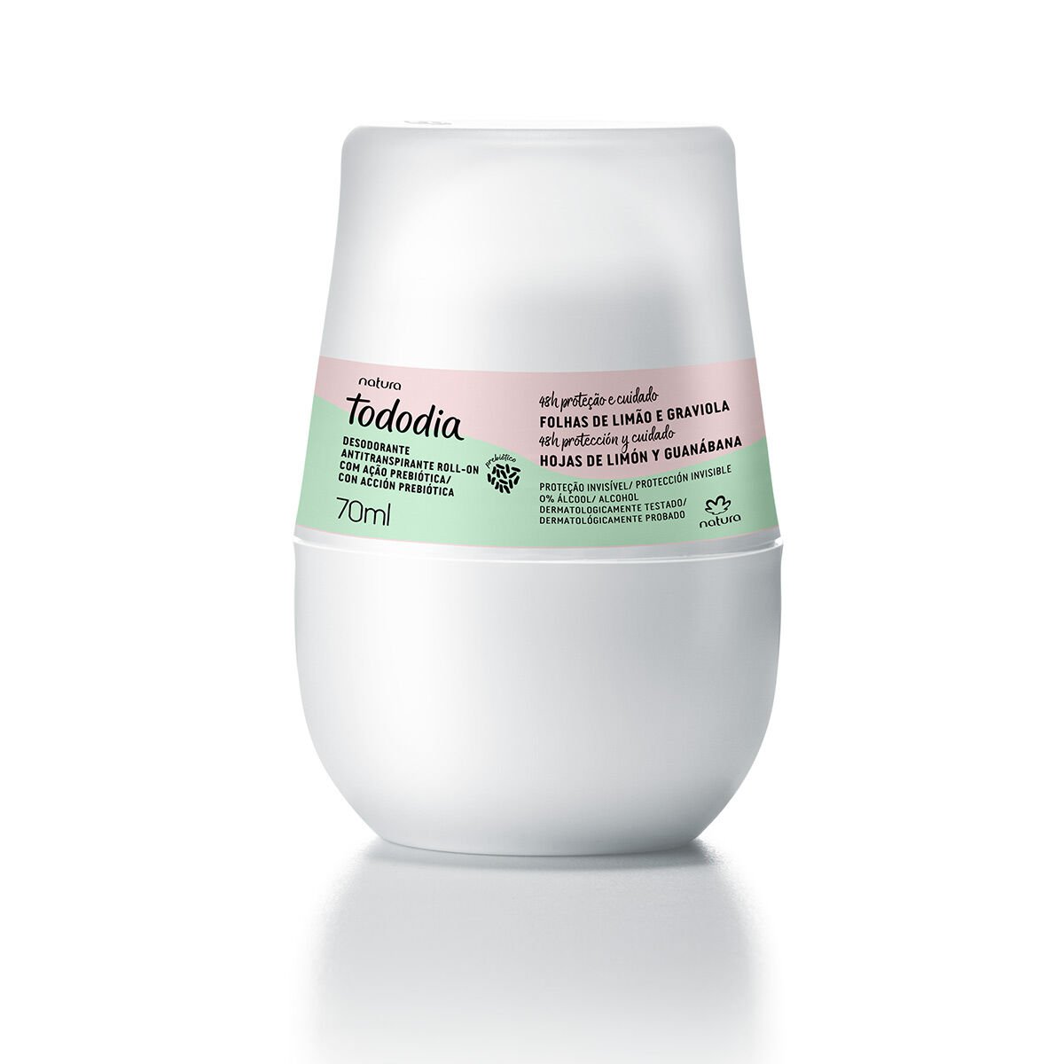 Desodorante prebiótico roll on hojas de limón y guanábana