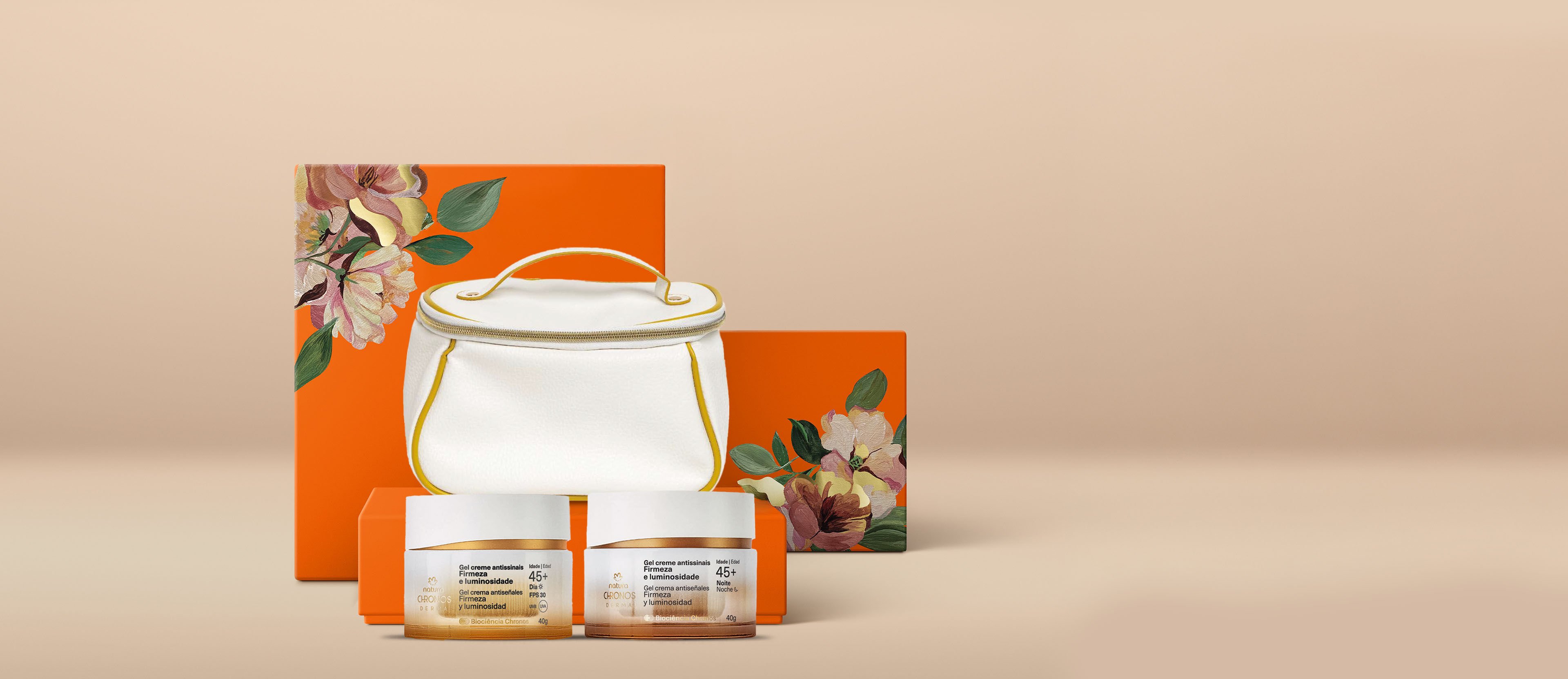 Regalo Madres Rutina Antiseñales +45 (1 crema día + 1 crema noche + 1 cosmetiquera)