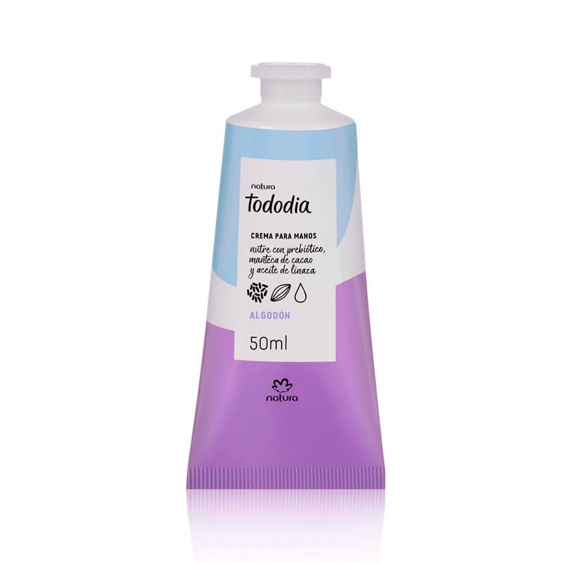 crema nutritiva para manos tododia algodón