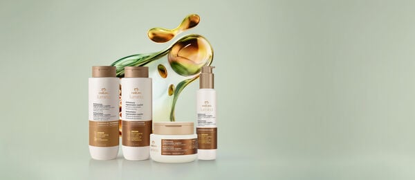 Kit shampoo, Acondicionador, Mascarilla y Leave-in Antiedad y Regenerador Capilar Natura Lumina