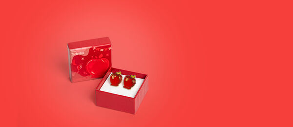 Aretes Manzana Caramelizada
