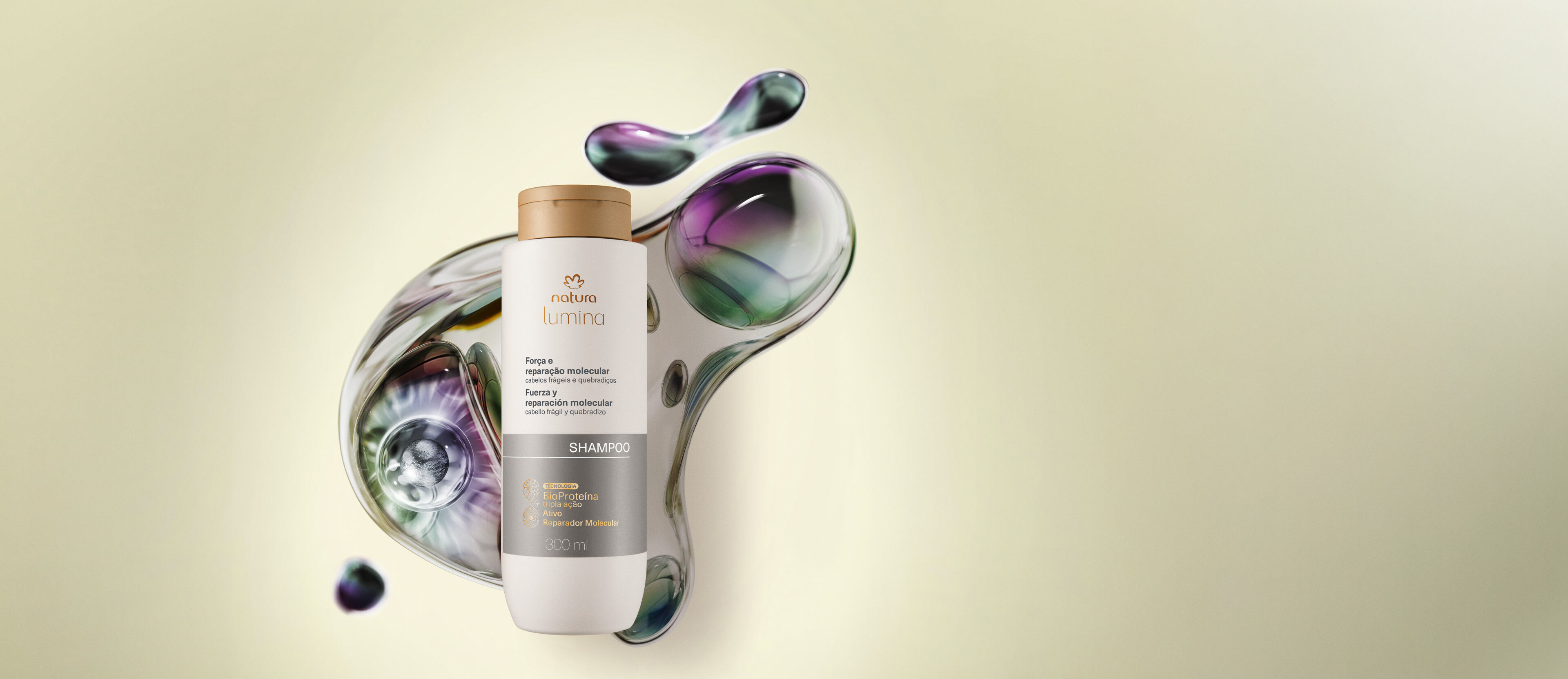 Shampoo Fuerza y Reparación Molecular Lumina