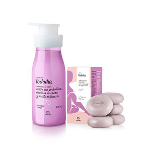Kit Crema Corporal y Jabón en Barra Tododia Avellana y Casis
