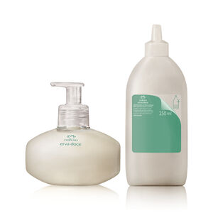 kit jabon cremoso para manos con repuesto Erva Doce