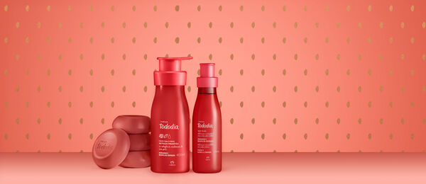 Kit Crema, Body Splash y Jabones en Barra Tododia Fresa Y Vainilla Dorada