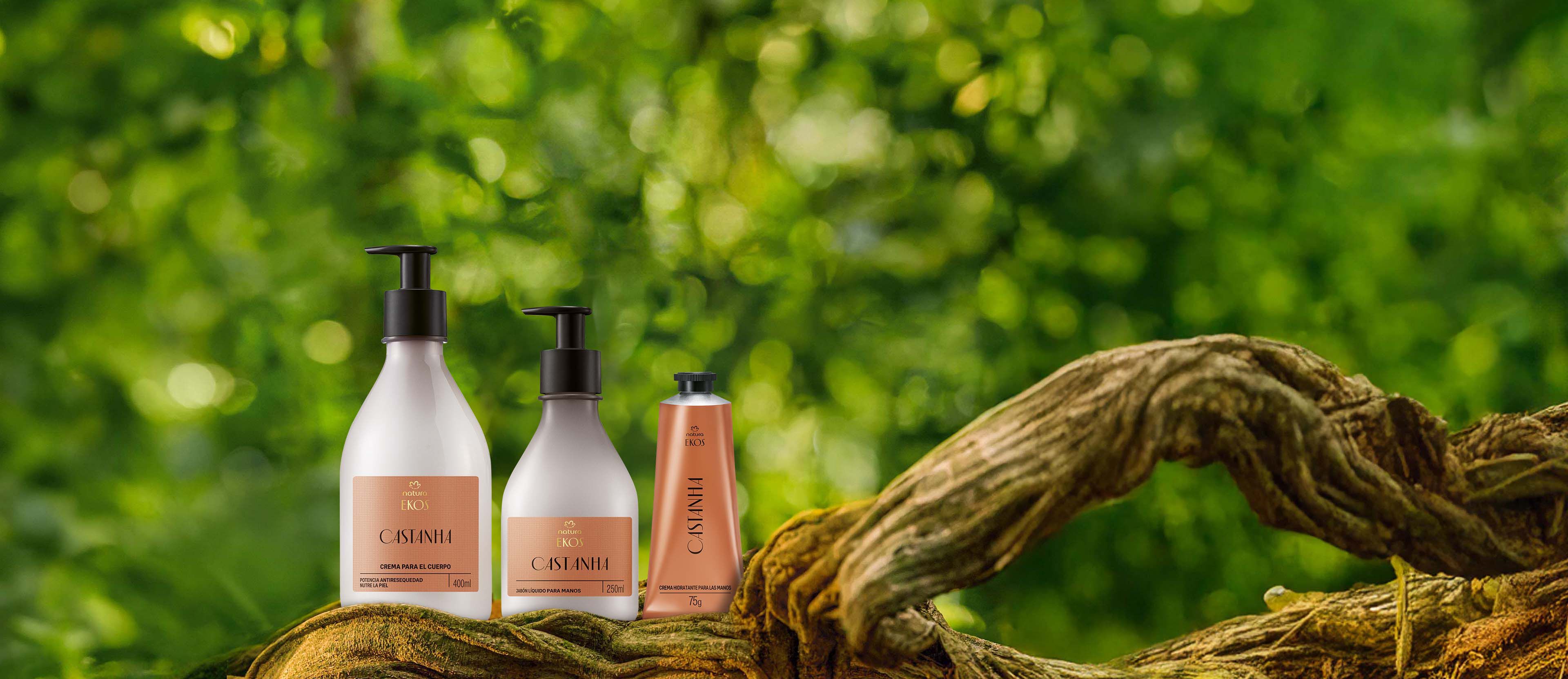 Kit Crema para el Cuerpo y Jabón Líquido Ekos Castaña