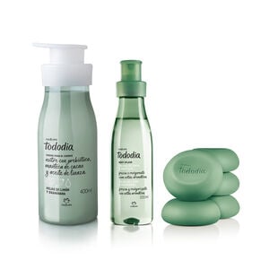 Kit Jabón, Hidratante y Body Splash Tododia Hojas de Limón y Guanábana