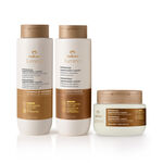 Kit Lumina Antiseñales Regenerador Capilar shampoo, acondicionador y máscara