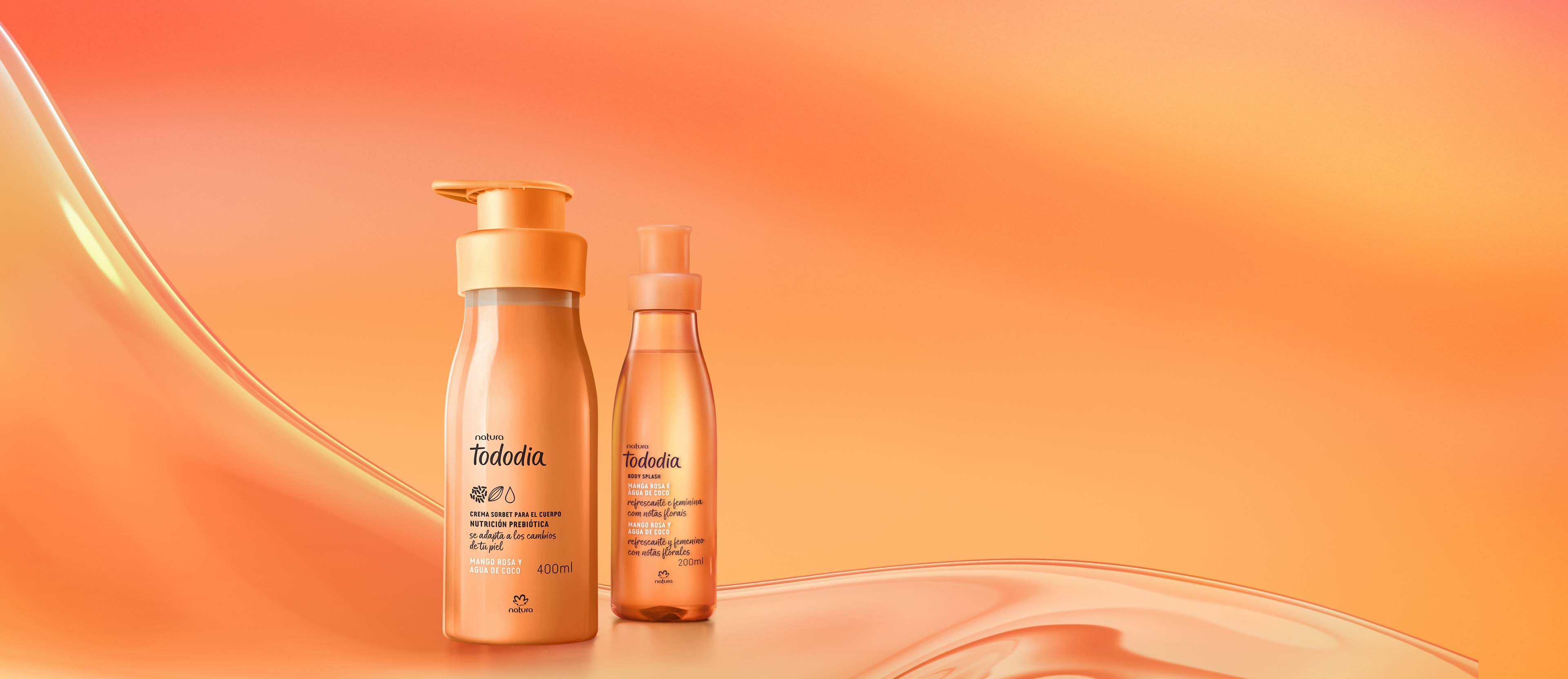 Kit Tododia Mango Rosa y Agua de Coco Hidratación y Perfumación