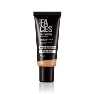Base Líquida Faces Checkmatte 25 ml