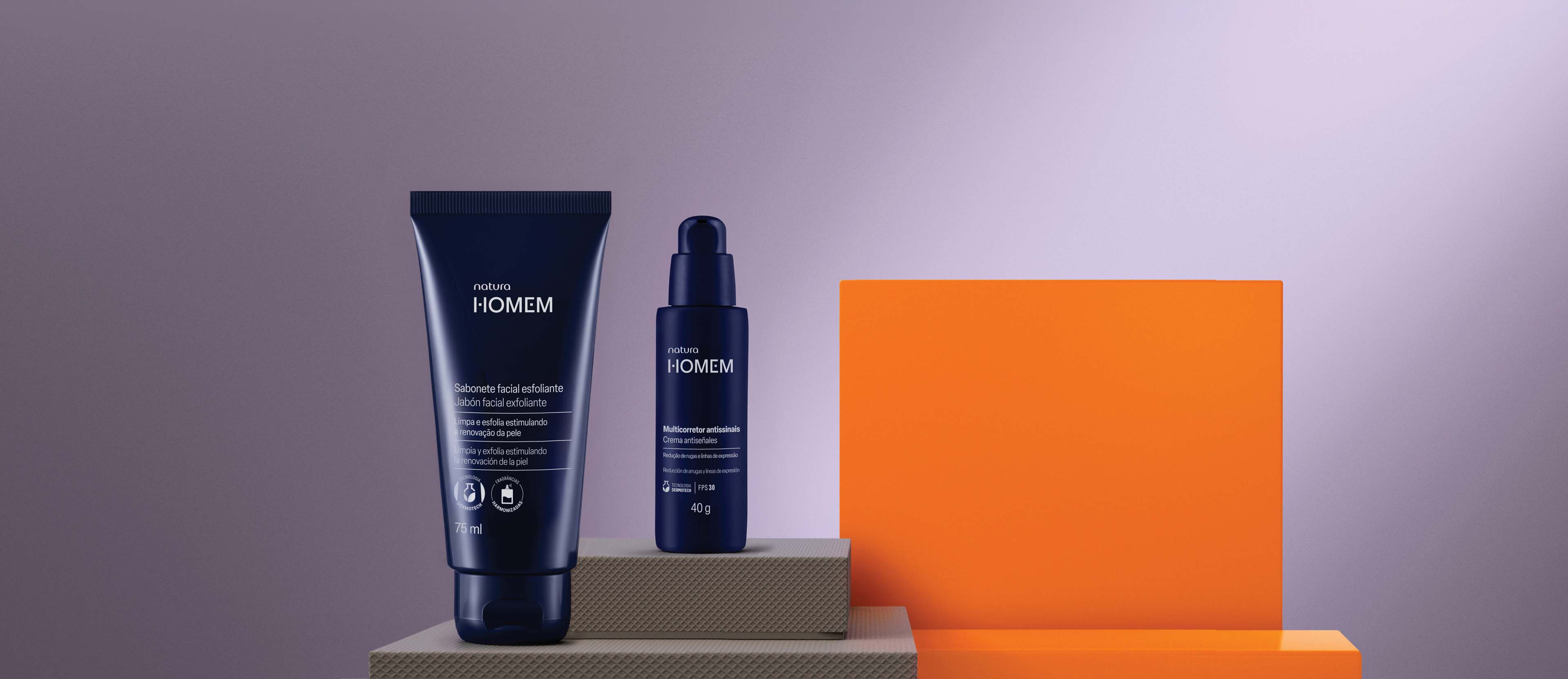 Regalo Padres Rutina Skincare Homem (1 crema antiseñales + 1 jabón líquido exfoliante)